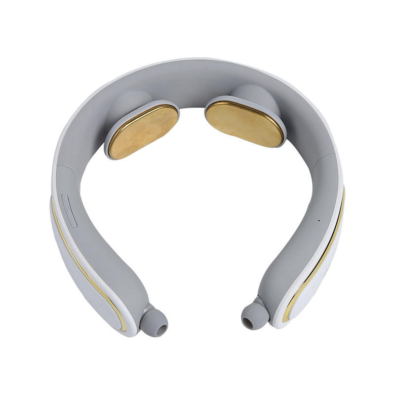 EMS Low-Frequency Electric Pulse With Headphone Neck Massager